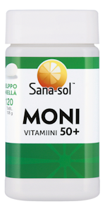 Sana-Sol 50+ monivitamiini-kivennäisainetabletti 120tabl 108g