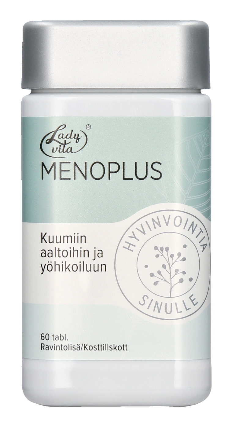 Ladyvita Menoplus ravintolisä Puna-apila-humala-vitamiinitabletti 60 tabl 38g