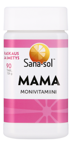 Sana-sol Mama monivitamiini-kivennäisainetabletti 90 tabl 126g