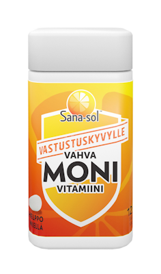 Sana-sol Vahva monivitamiini 120 tabl. 104g