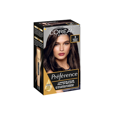 L'Oréal Paris Préférence kestoväri 3 Brasilia Dark Brown Tummanruskea