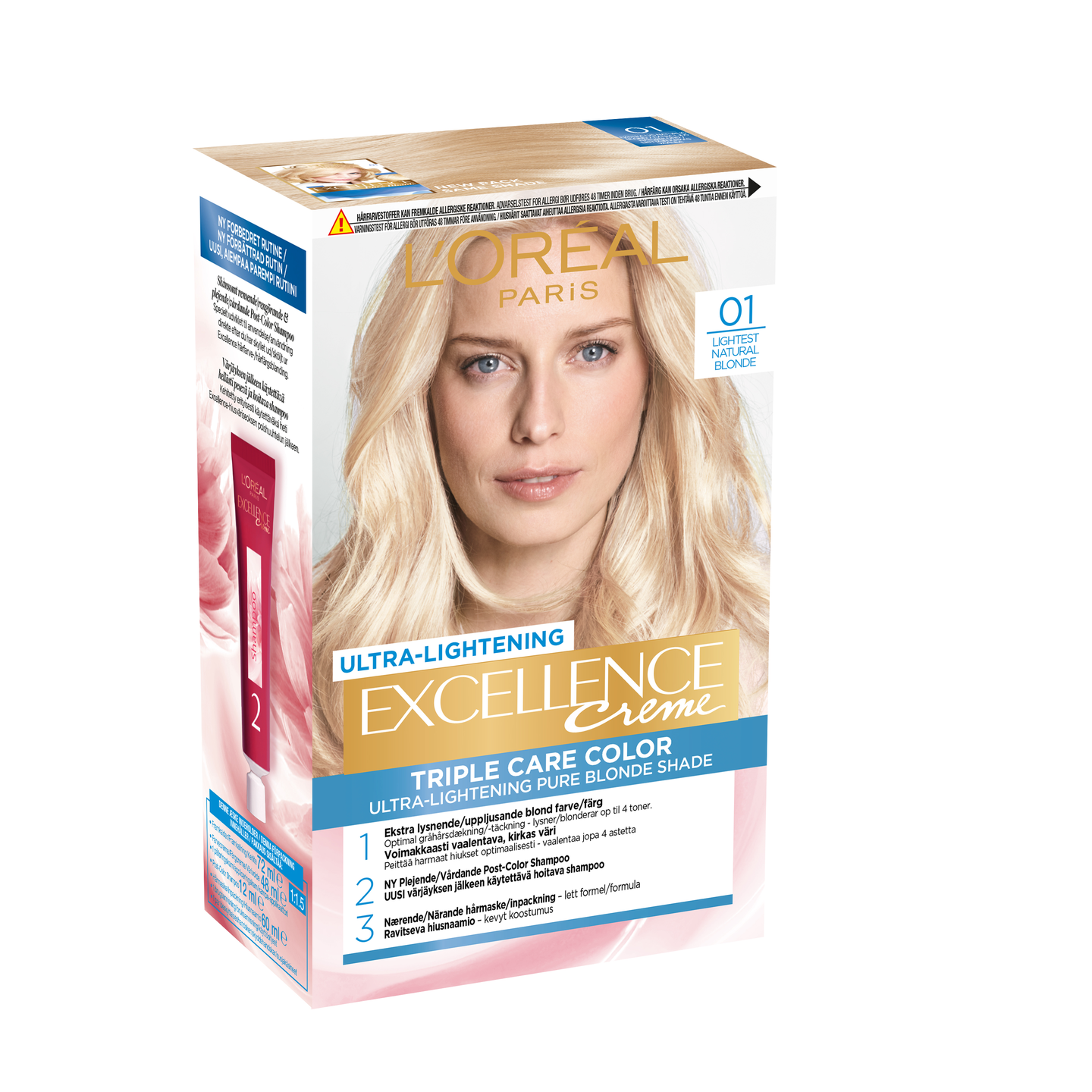 Excellence Creme 01 Blonde Supreme erittäin kirkas vaalea