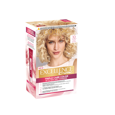 L'Oréal Paris Excellence Creme 10 kestoväri Extra Light Blonde kirkas vaalea