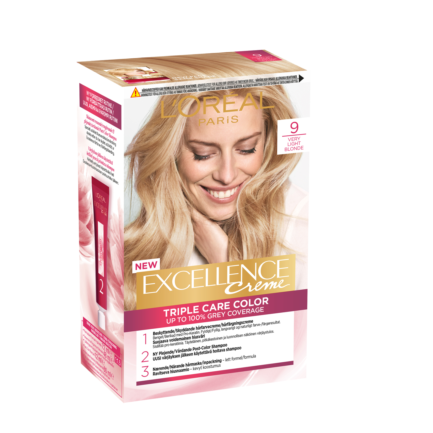 L'Oréal Paris Excellence Creme 9 Very Light Blonde Vaalea Kestoväri