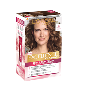 L'Oréal Paris Excellence Creme 6.0 kestoväri Dark Blonde Vaaleanruskea