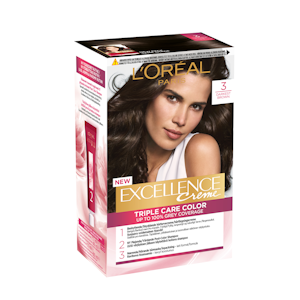 L'Oréal Paris Excellence Creme 3 kestoväri Dark Brown syvä tummanruskeai