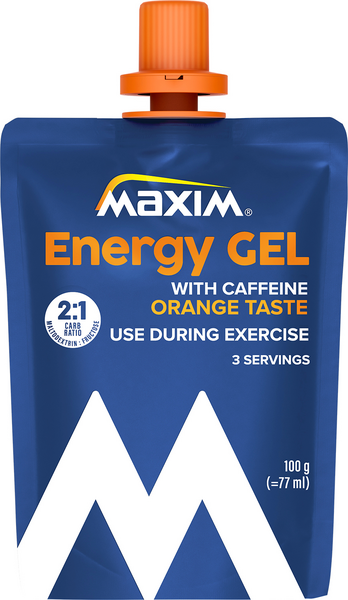 Maxim Endurance Instant Energy Gel with caffeine appelsiini 100g