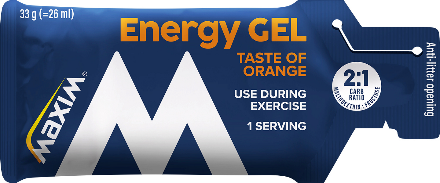 Maxim Energy Gel appelsiini 33g