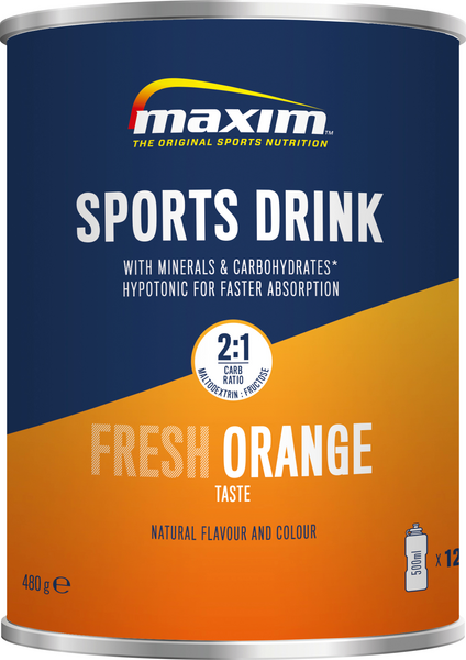 Maxim Sports Drink 480g Orange urheilujuomajauhe