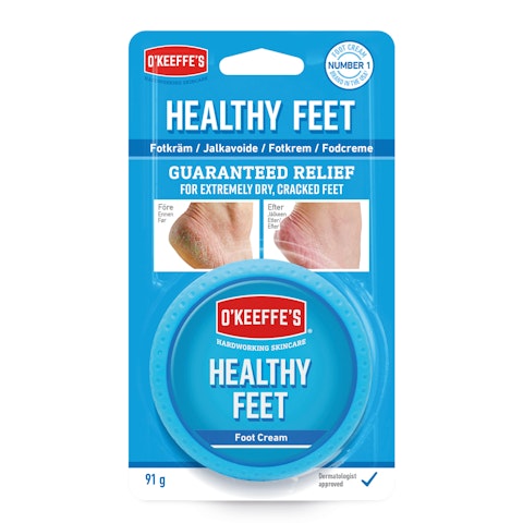 O'Keeffe's Healthy Feet jalkavoide 91g