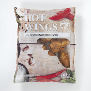 Feel Good Food Hot Wings kypsät broileriwingsit 750g pakaste