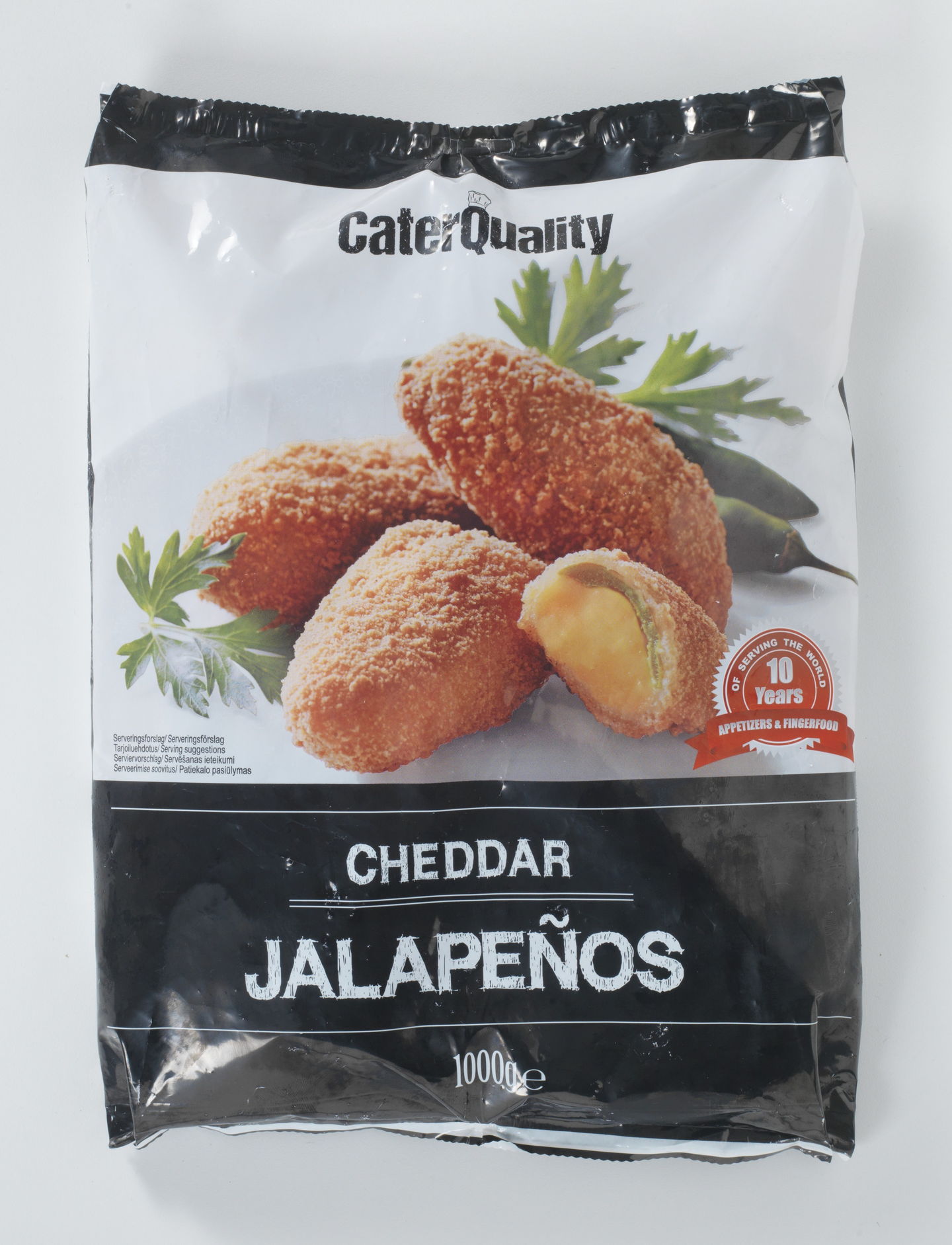 Cater Quality cheddar jalapenos 1kg pakaste