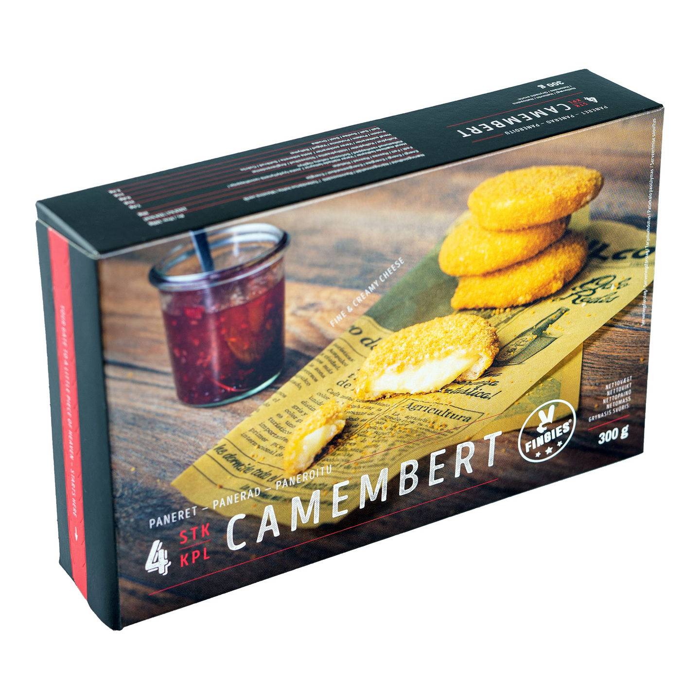 Fingies paneroitu camembert 300g pakaste