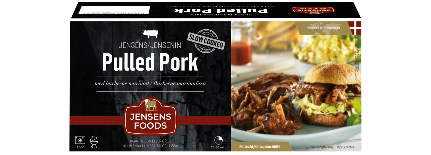 Jensen's Pulled Pork 550g | K-Ruoka Verkkokauppa