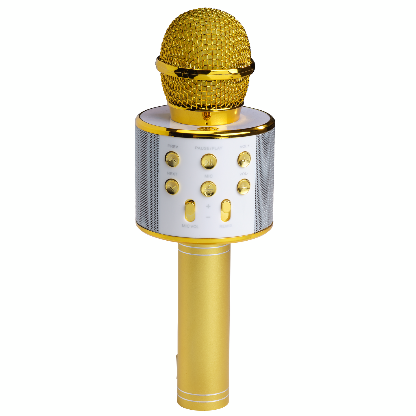 Denver KMS-20GO -Bluetooth-karaokemikrofoni, kulta