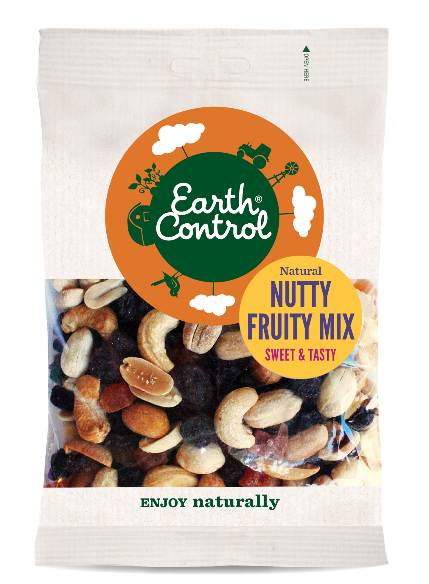 Earth Control nutty fruit mix 200g