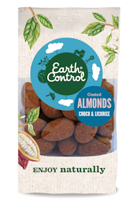 Earth Control Suklaa-lakritsimantelit 150g