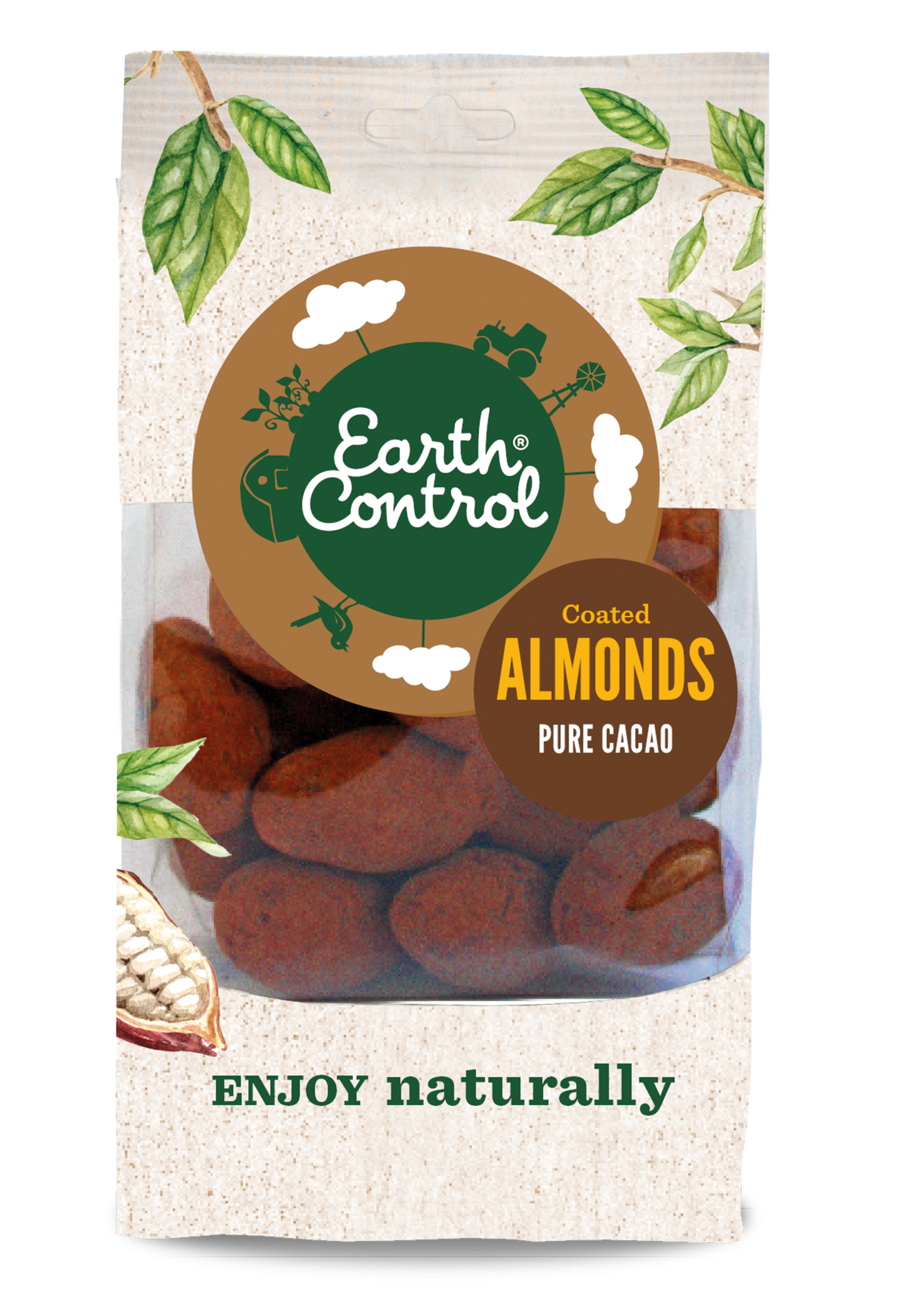 Earth Control kaakaomanteli 150g