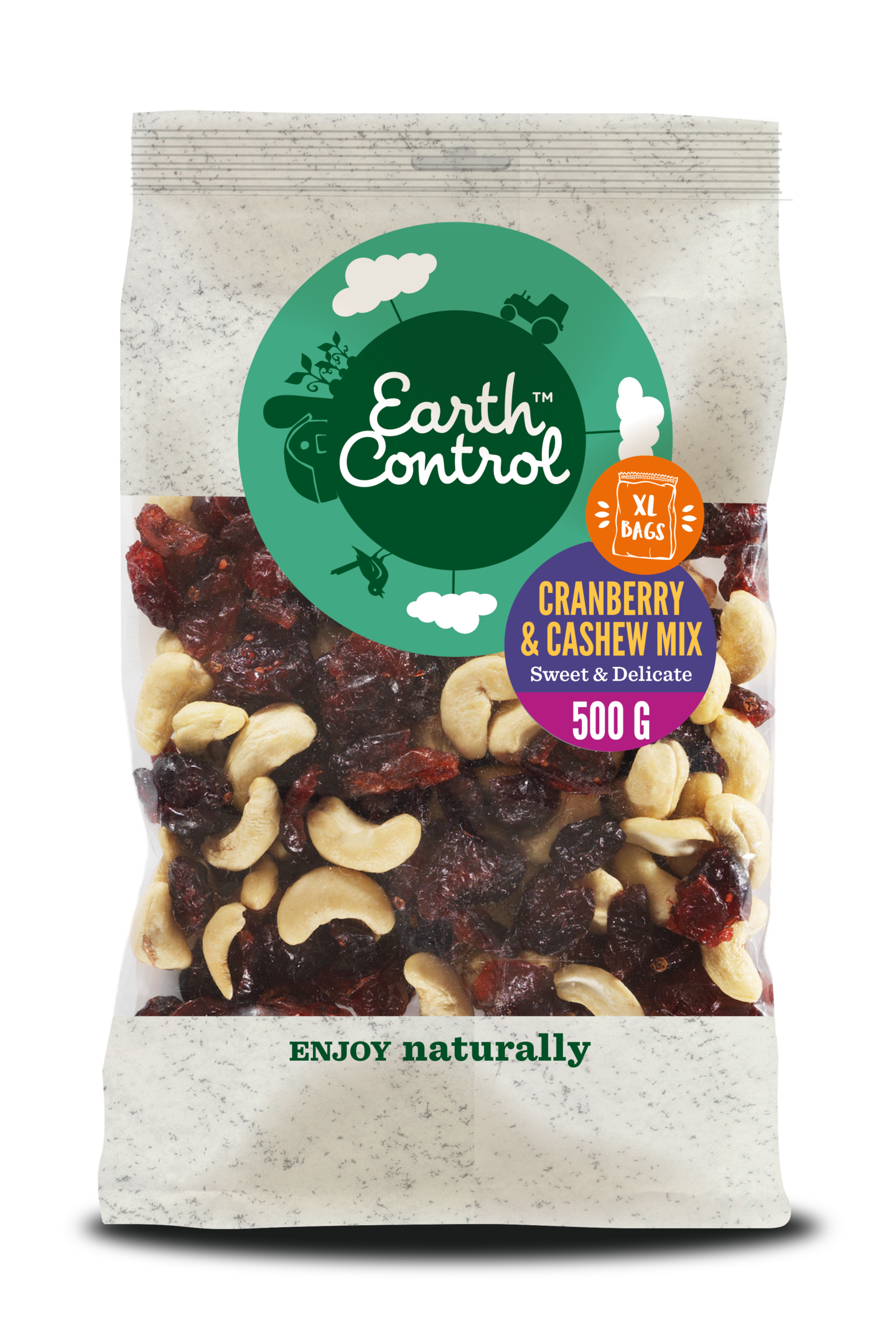 Earth Control XL cashew-karpalosek 500g