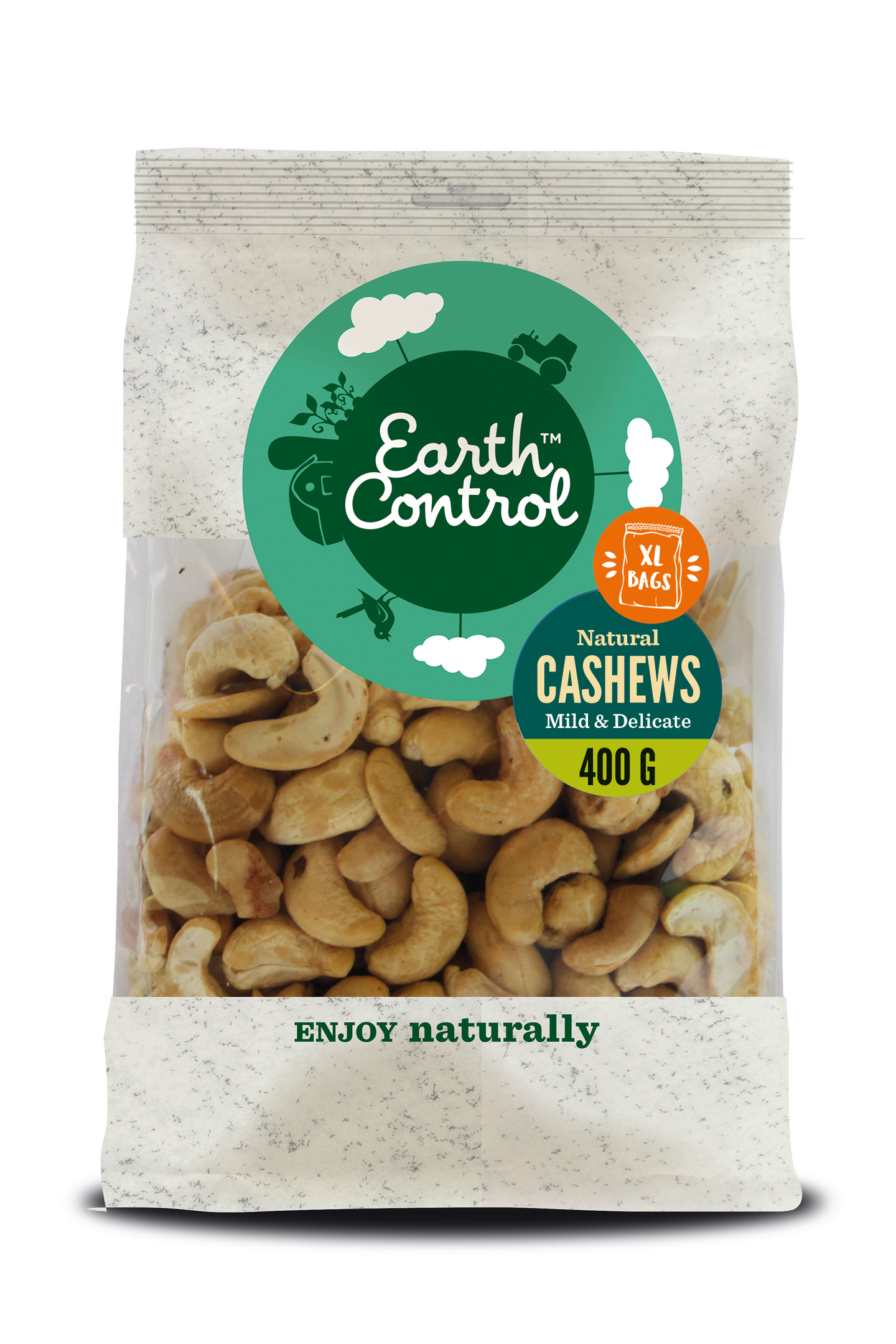 Earth Control XL cashewpähkinä 400g