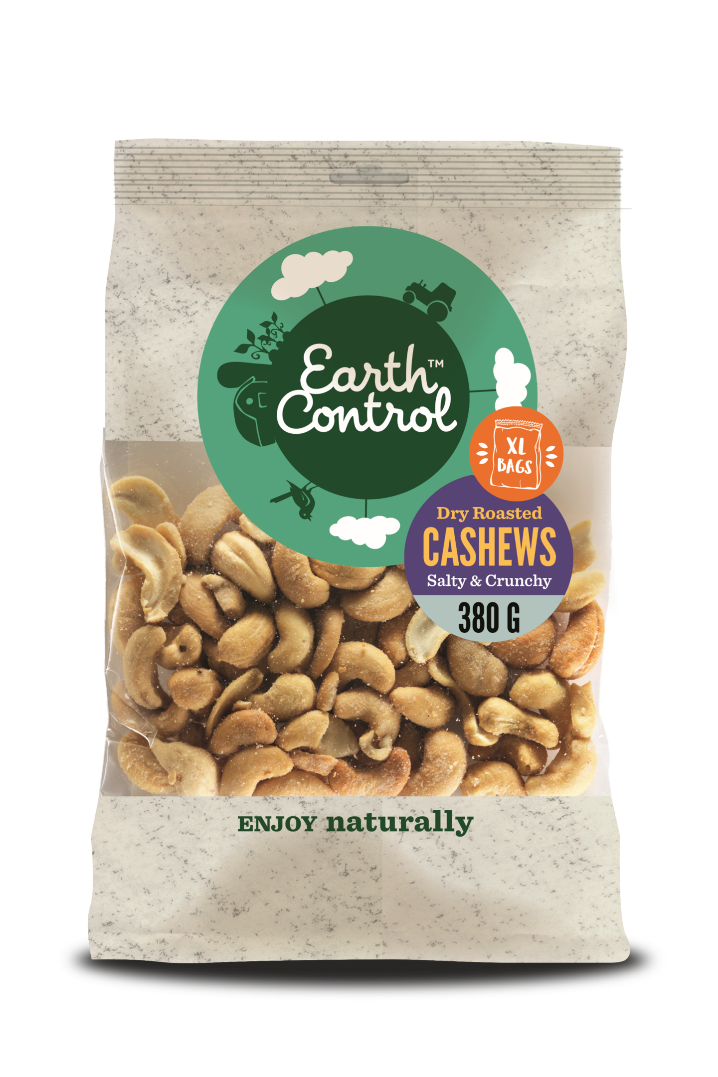 EC XL paahd-suolattu cashew 380g