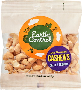 Earth Control Cashewpähkinät 70g paahd suolattu