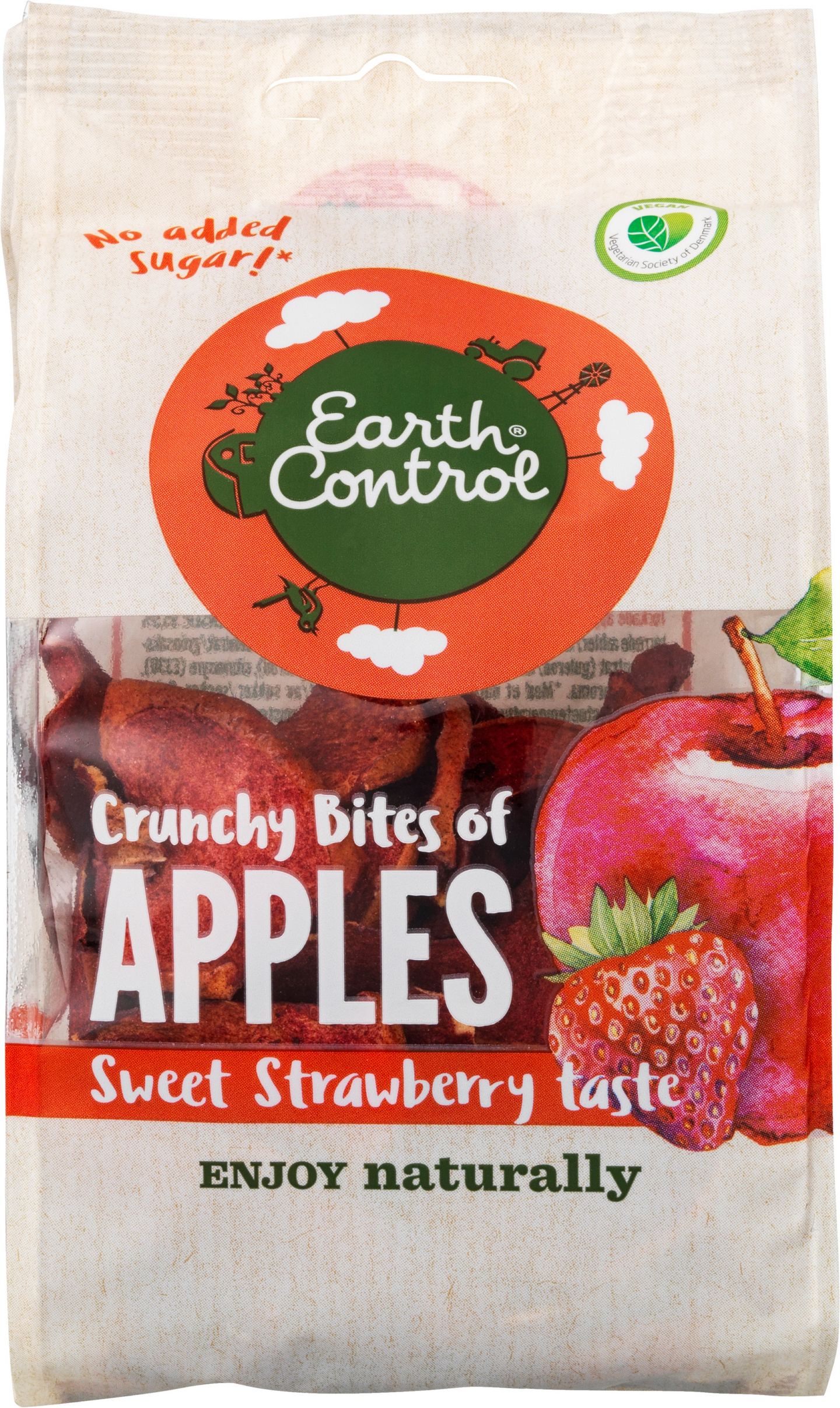 Earth Control Apple bites 55g mansikka