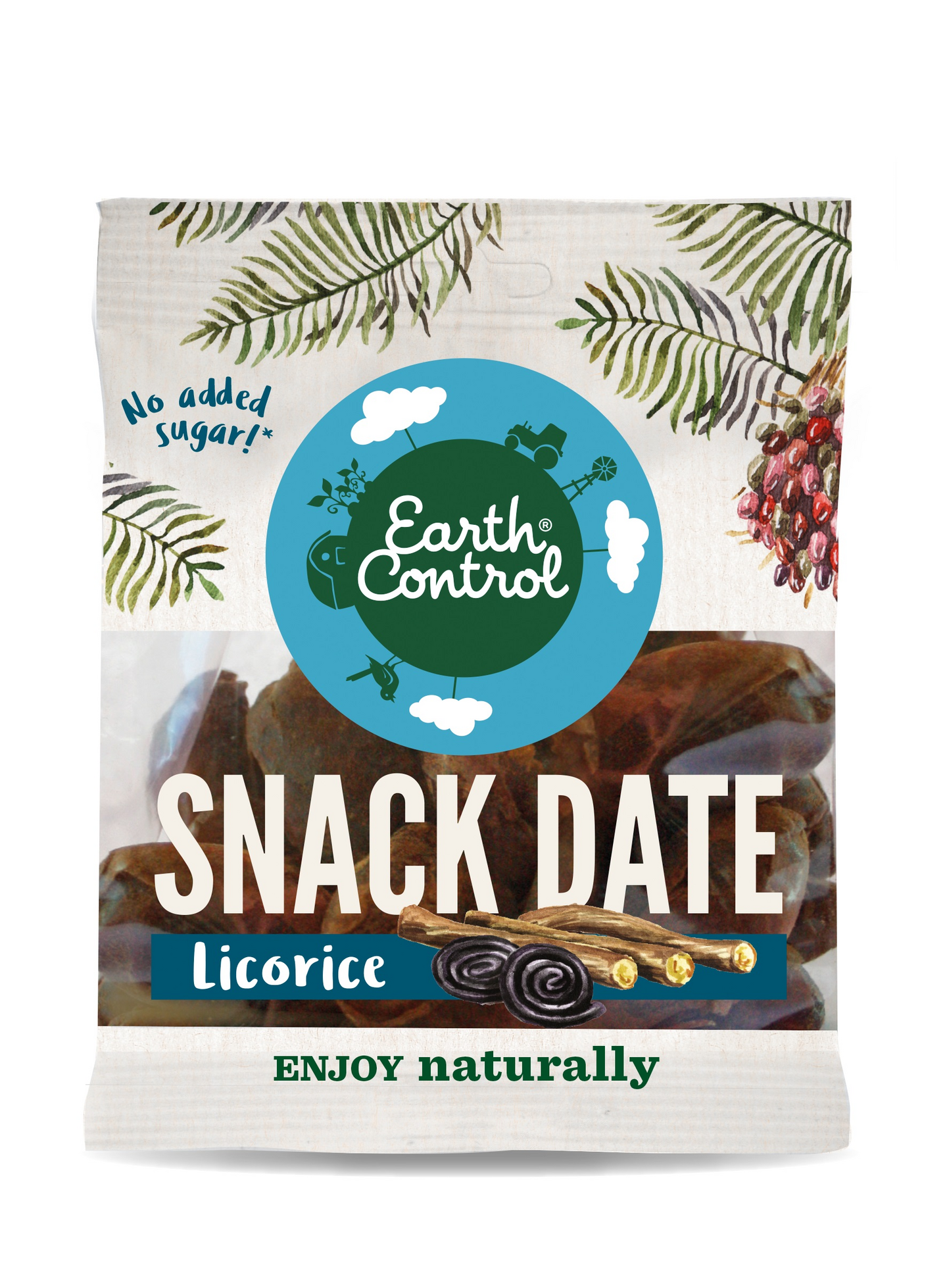 Earth Control snacktaateli 150g lakritsi