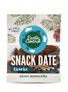 Earth Control snacktaateli 150g lakritsi