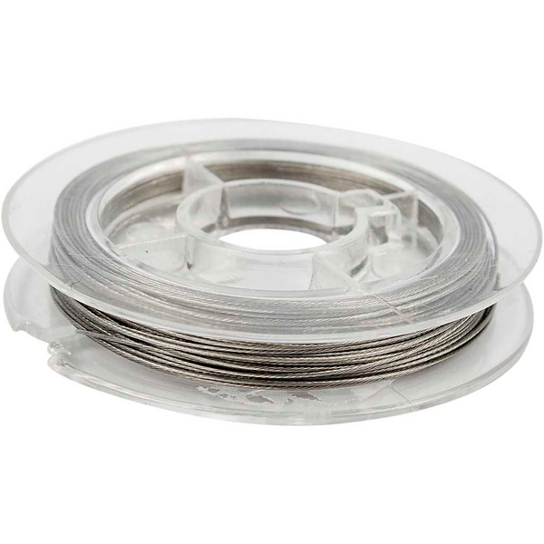 Creativ Company Koruvaijeri, hopea, 0,38 mm x 10 m