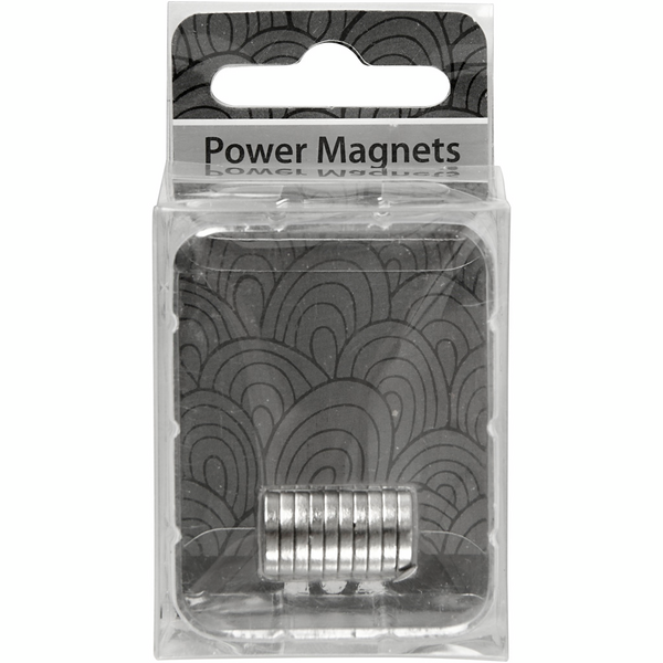 Magneettinappi, 10 mm x 2 mm, 10 kpl