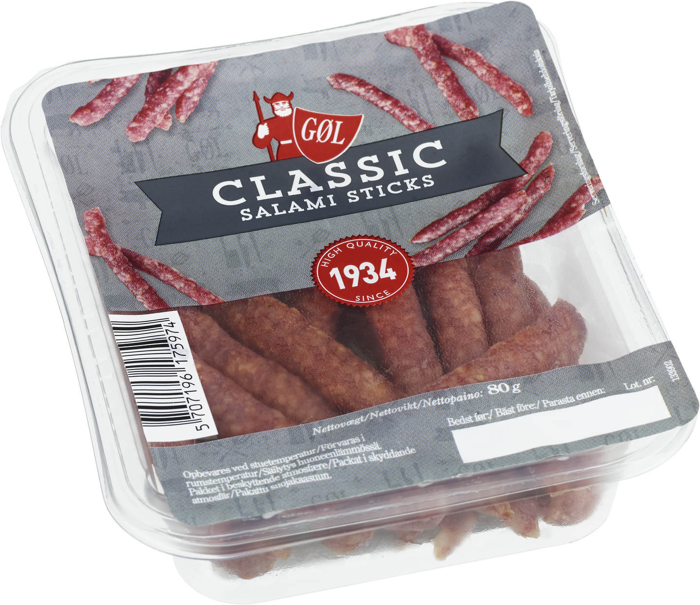 Gøl Klassisk salami sticks 80g
