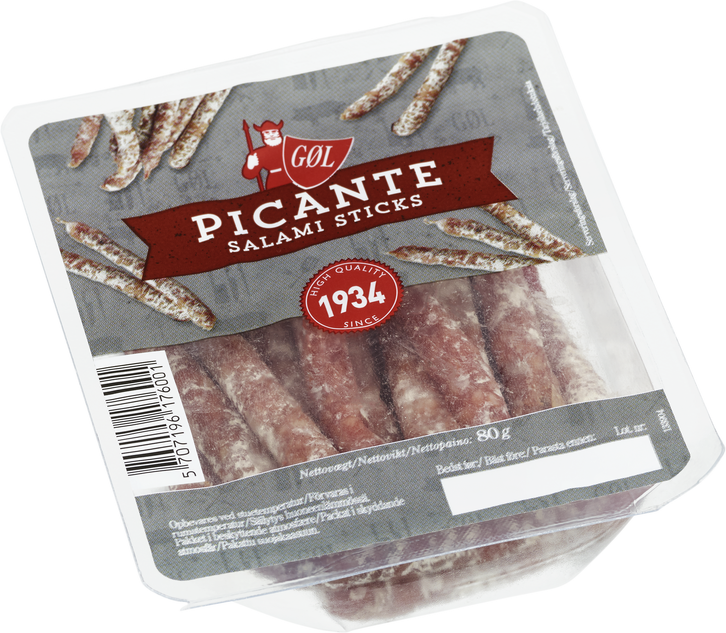 Gøl Picante salami sticks 80g