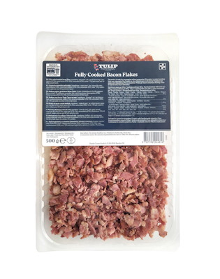 Tulip Professional kypsennetyt ja savustetut pekonilastut 500g