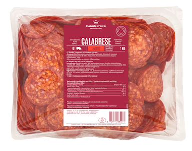 Danish Crown Professional Calabrese salamiviipale 1kg pakaste