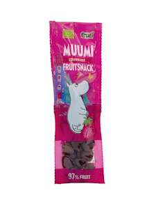 Muumi mansikkasnack 25g luomu