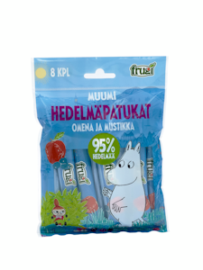 Muumi hedelmäpatukat 8x15g mustikka omena