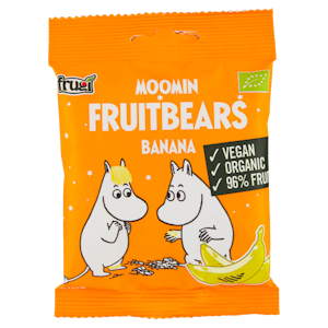 Moomin Fruit Bears banaani 40g Luomu