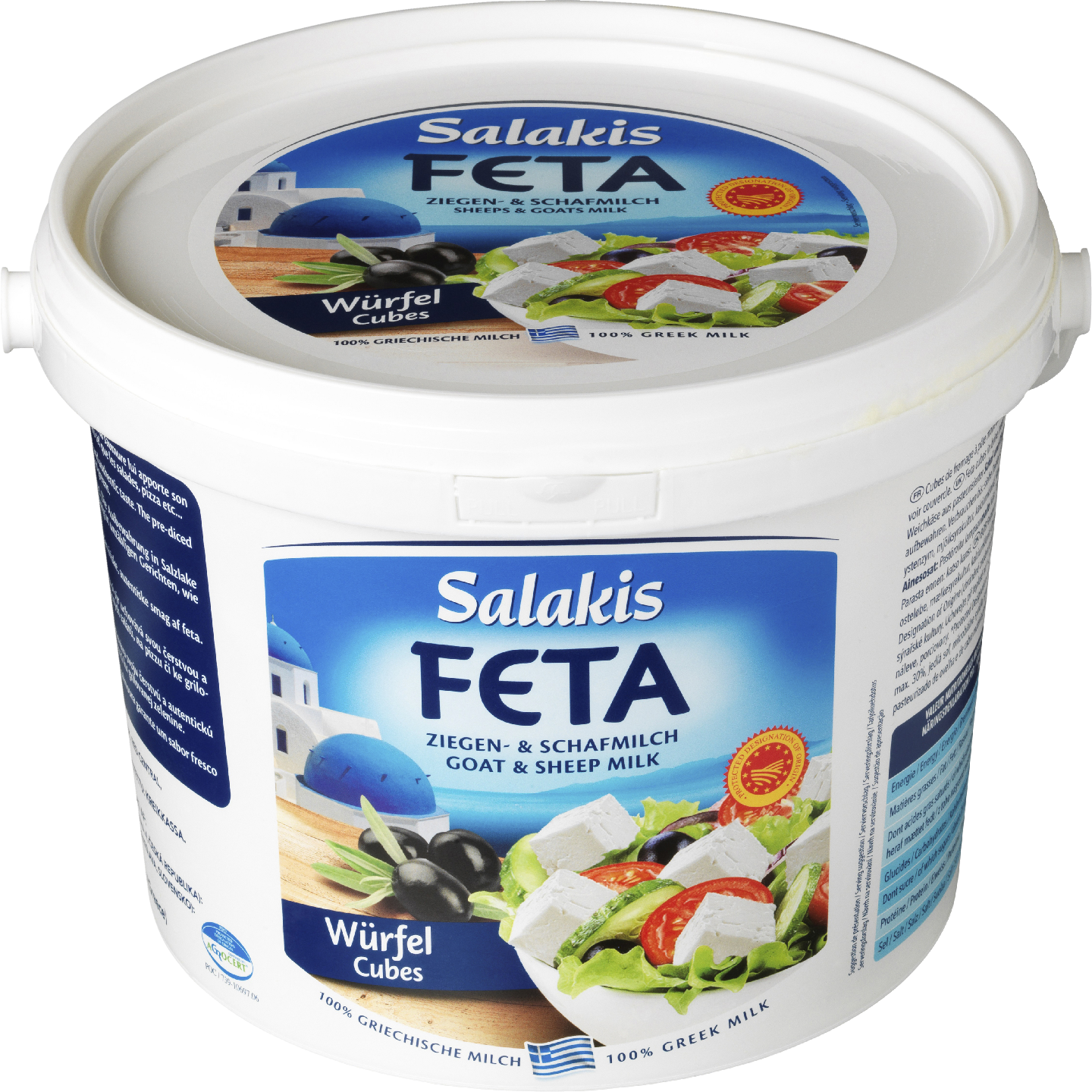 Salakis fetajuustokuutio 3kg/1,8kg