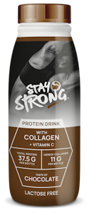 Stay Strong proteiinijuoma kollageenilla 500ml suklaa