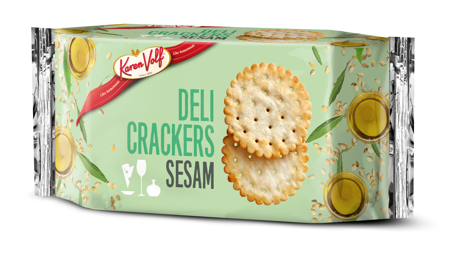 Karen Volf deli crackers 105g seesami KRuoka Verkkokauppa