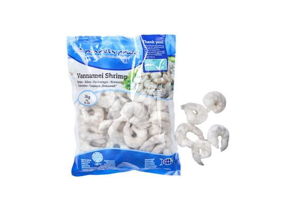 Planets Pride jättikatkarapu 16-20/750g/1kg ASC raaka kuorittu pakaste