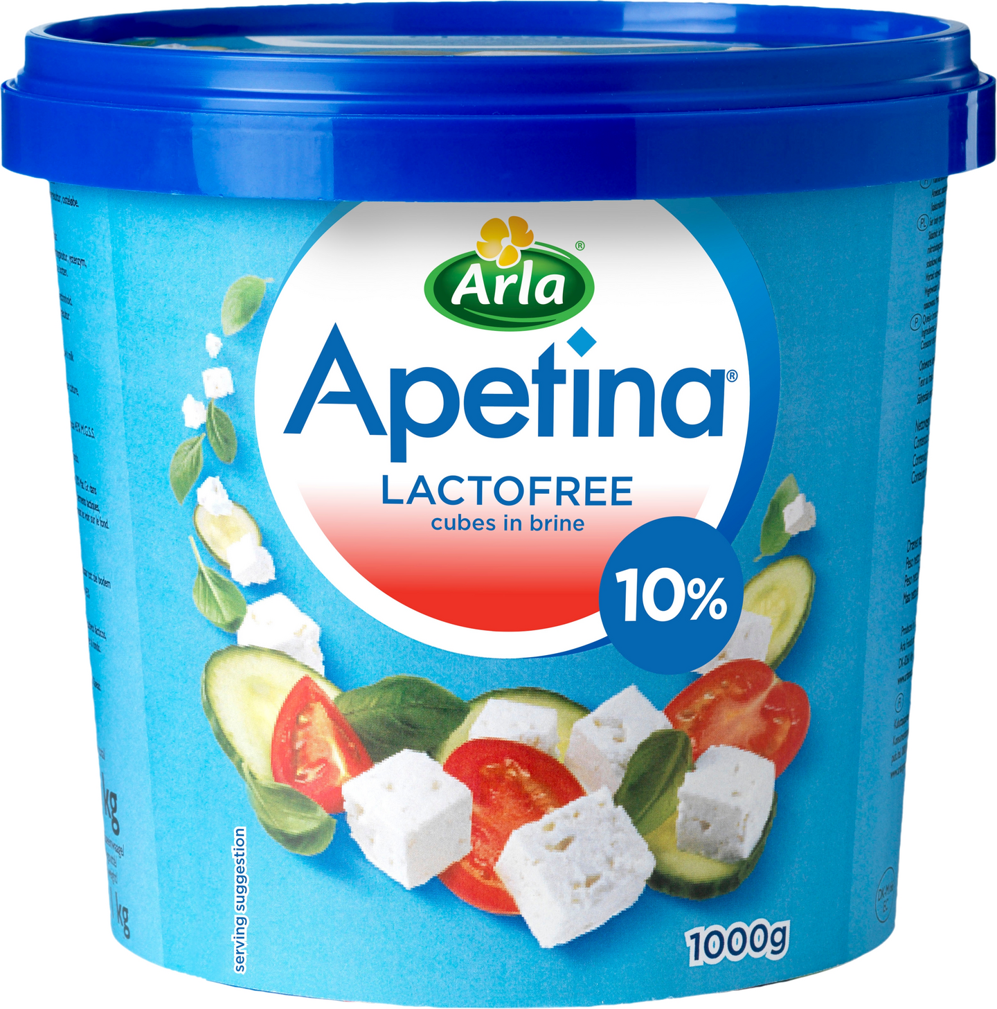 Arla Apetina 1,6kg/1kg 10% laktoositon välimerelliset juustokuutiot