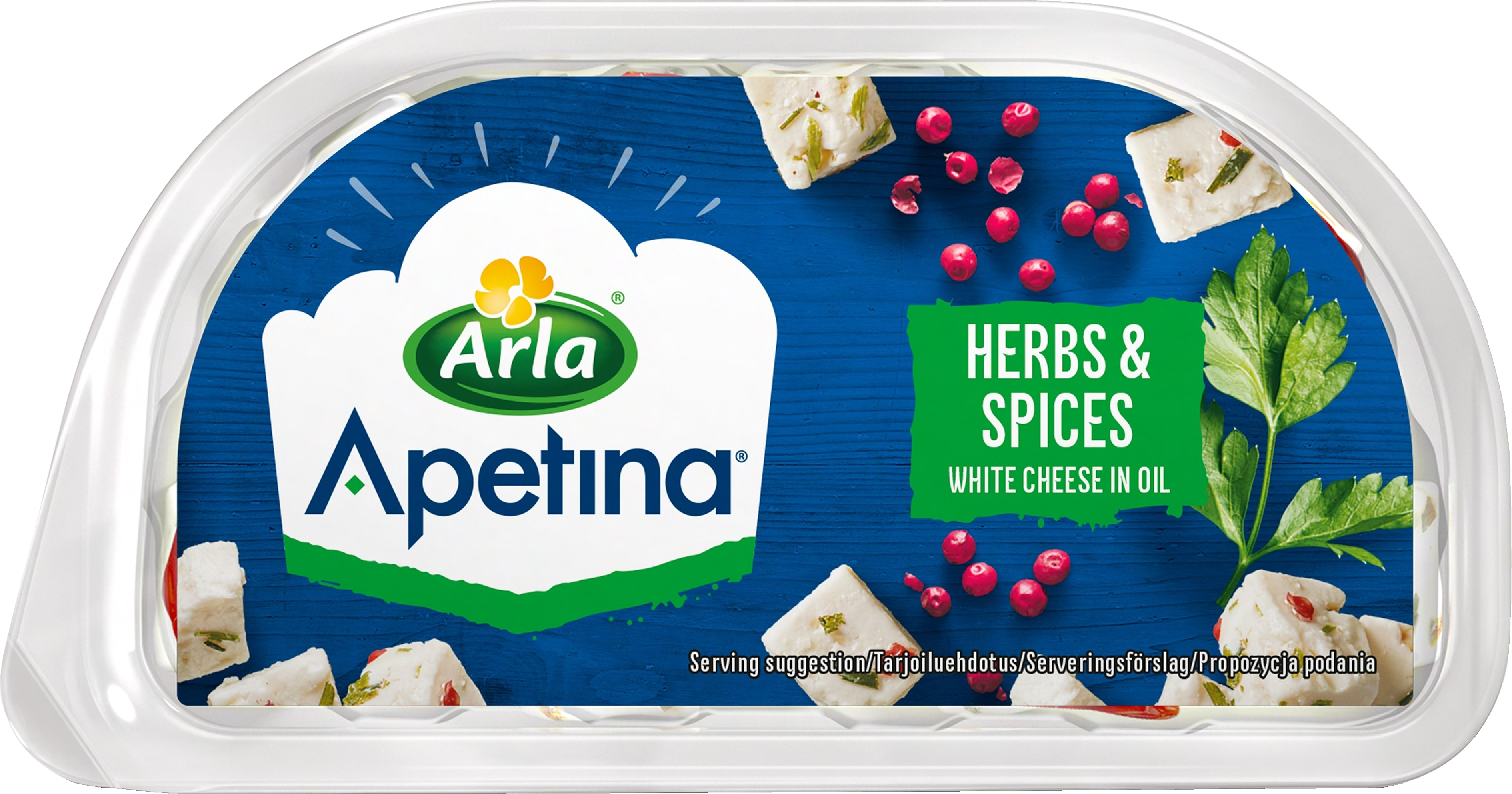 Arla apetina snackjuusto 100g/80g yrtit ja mausteet