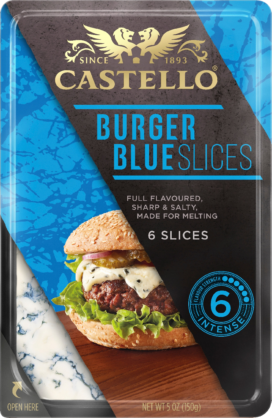 Castello Burger Blue 150g viipale