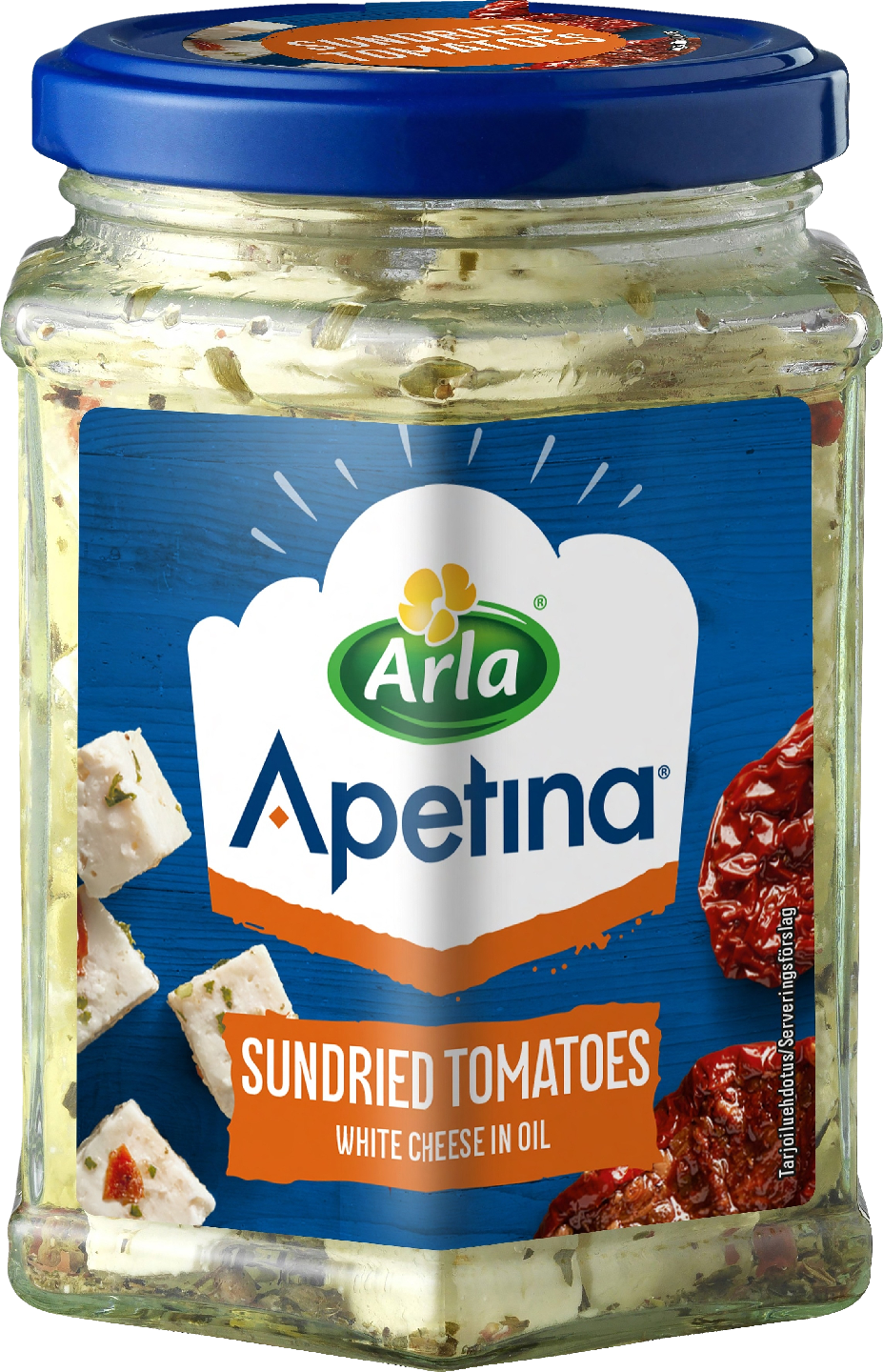 Apetina kuutiot öljyssä 265g/140g aurink