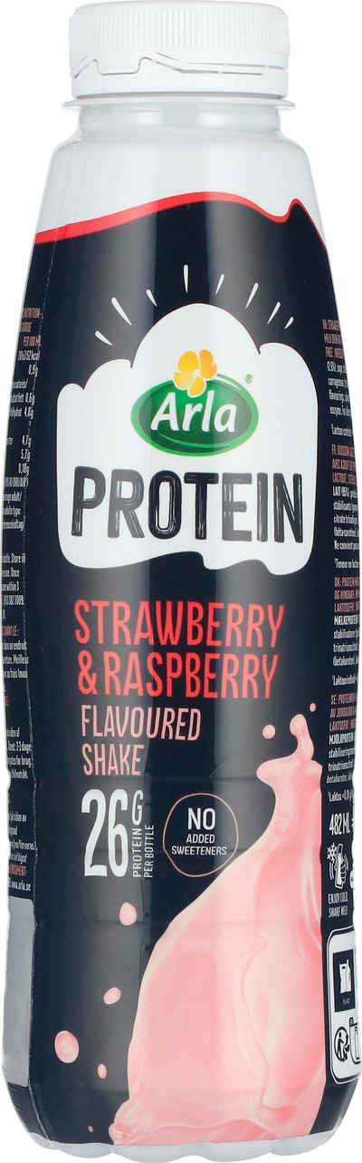 Arla Protein proteiinijuoma 500g mansikka-vanilja laktoositon