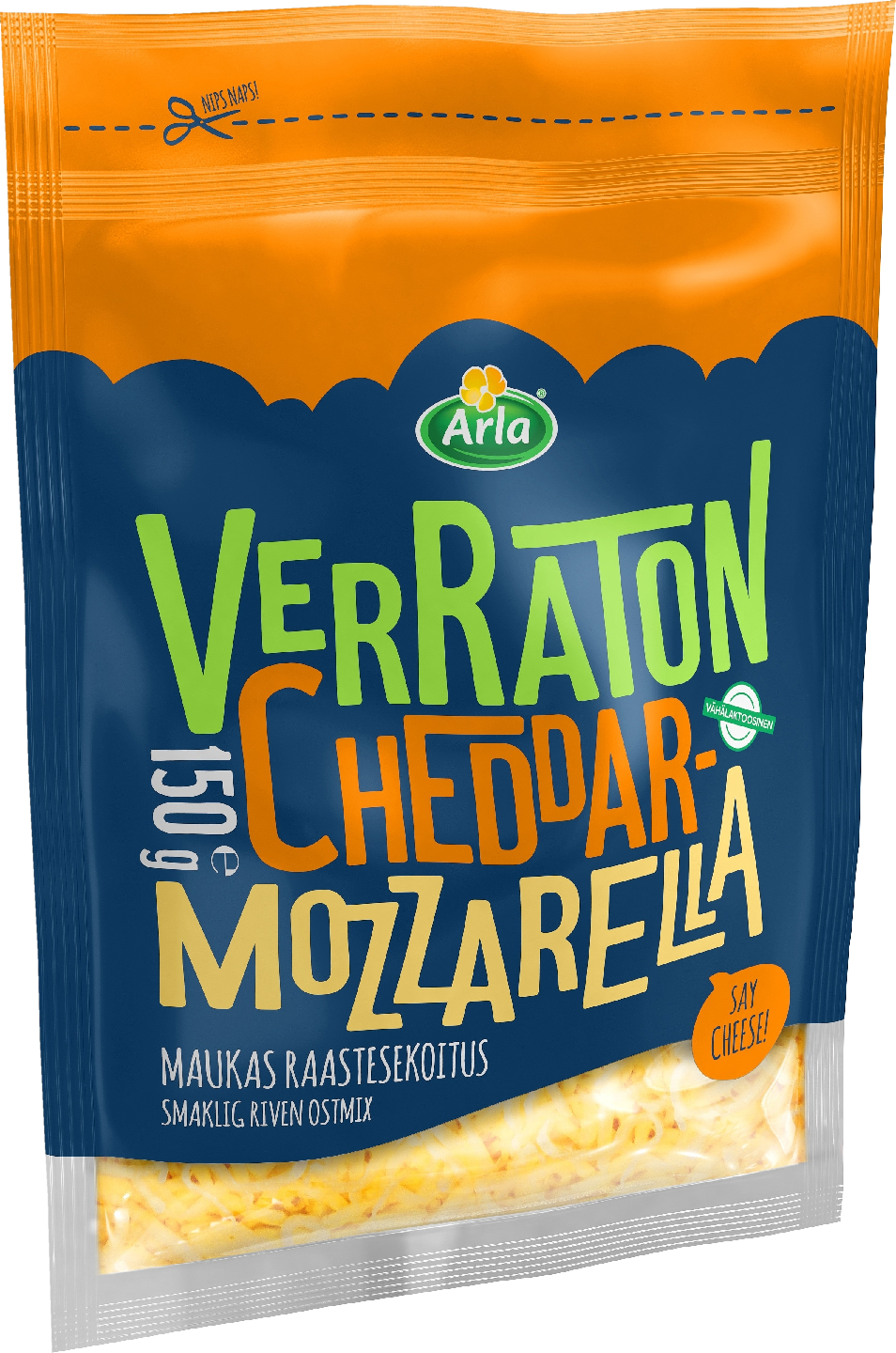 Arla Verraton Cheddar-Mozzarella 150g raaste