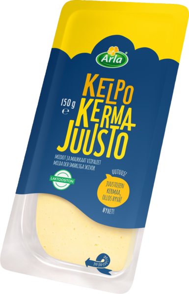 Arla Kelpo kermajuusto viipale 150g laktoositon