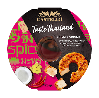 Castello tuorejuusto chili& inkivääri 125g